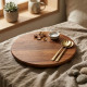 Wooden Rotating Tray Small